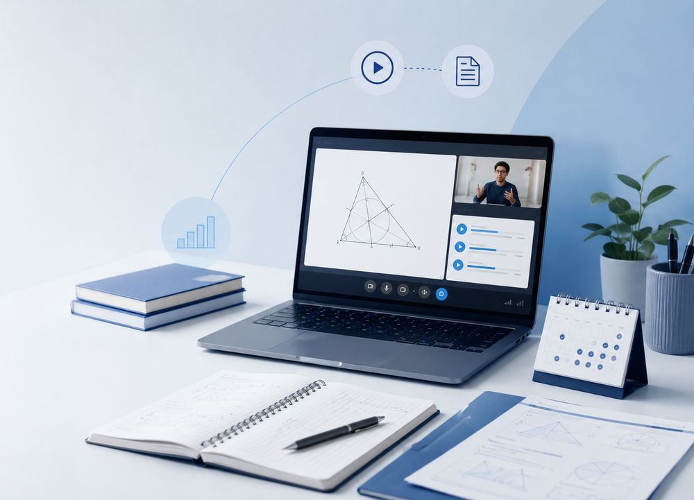 Un cours Live Educfr avec le professeur en visioconférence