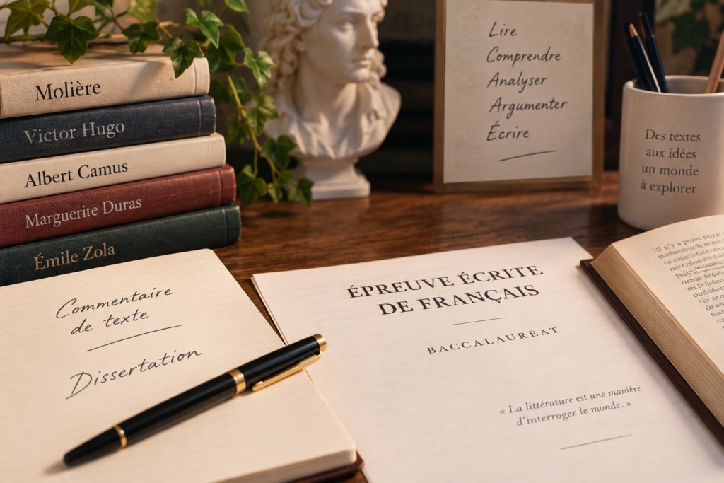 Écrit de français au Bac : format, coefficient, sujets et conseils