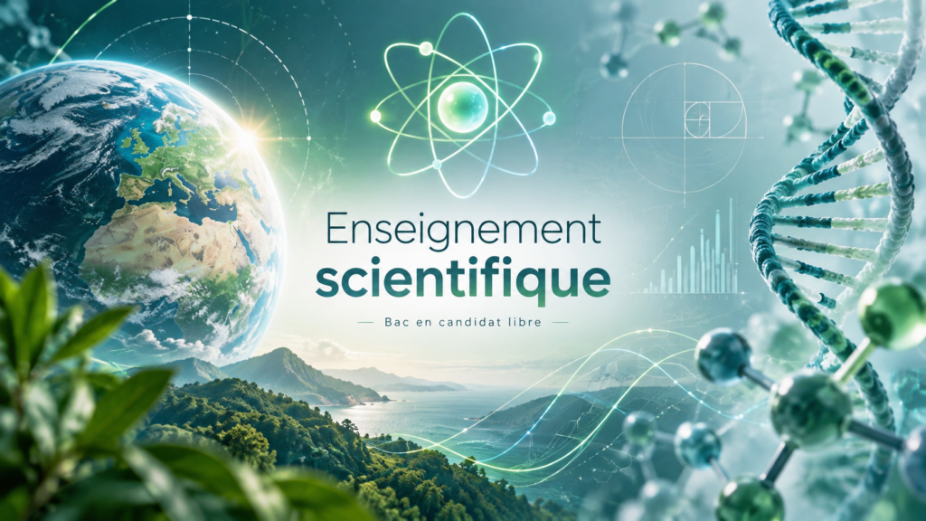 Enseignement scientifique au Bac en candidat libre : épreuve, coefficient et programme